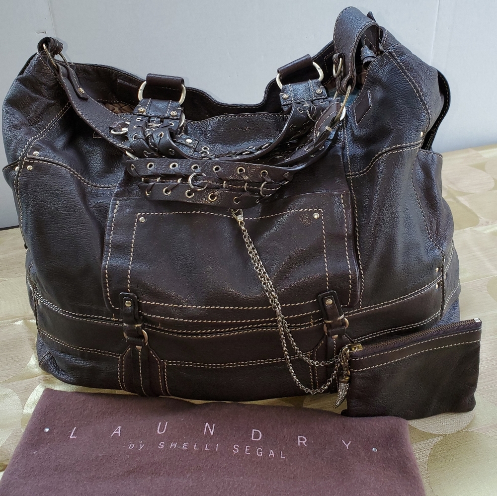 Laundry by Shelli Segal Genuine Leather Tote.